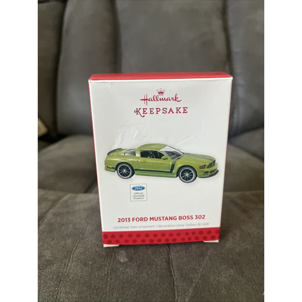 Hallmark Keepsake 2013 Ford Mustang Boss 302 Christmas Ornament 2013